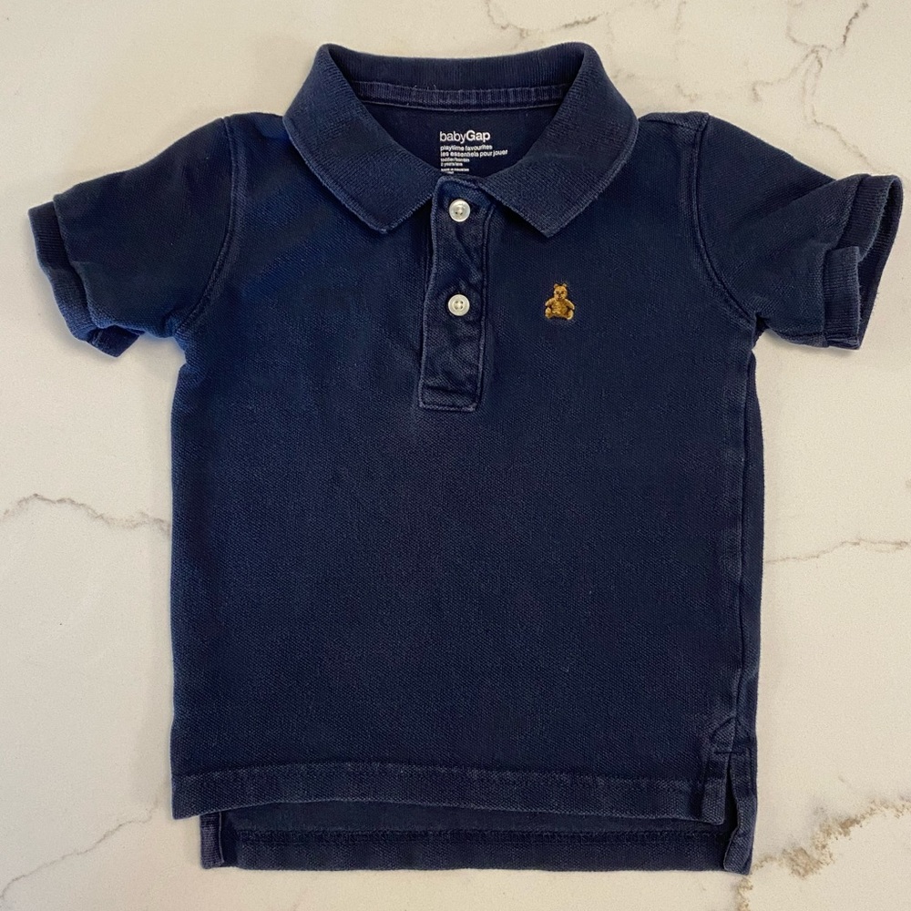 GAP Navy Blue Polo Shirt